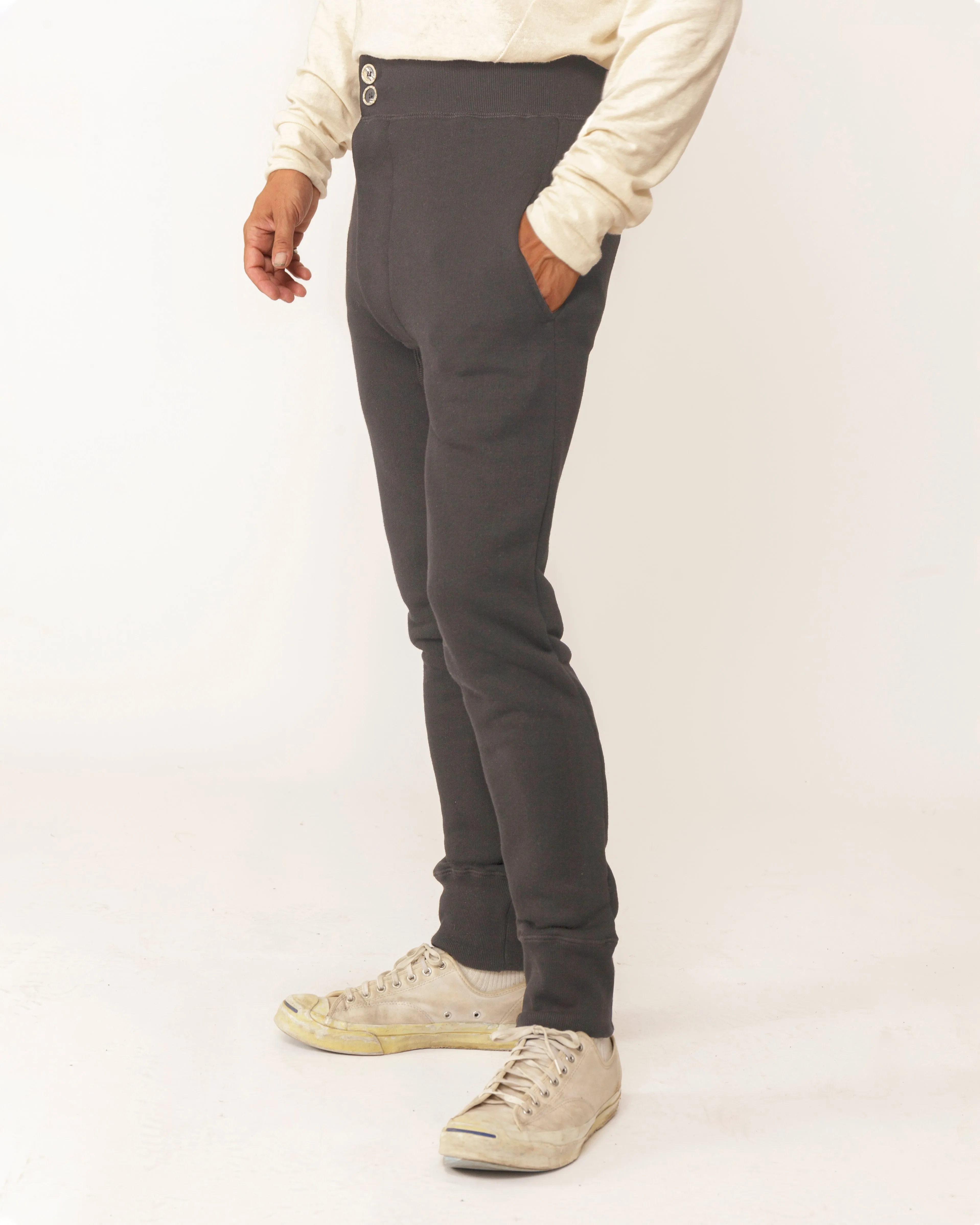 The Soft AF Lounge Pant | Faded Charcoal Fleece sold by 18 Waits product image thumbnail 2