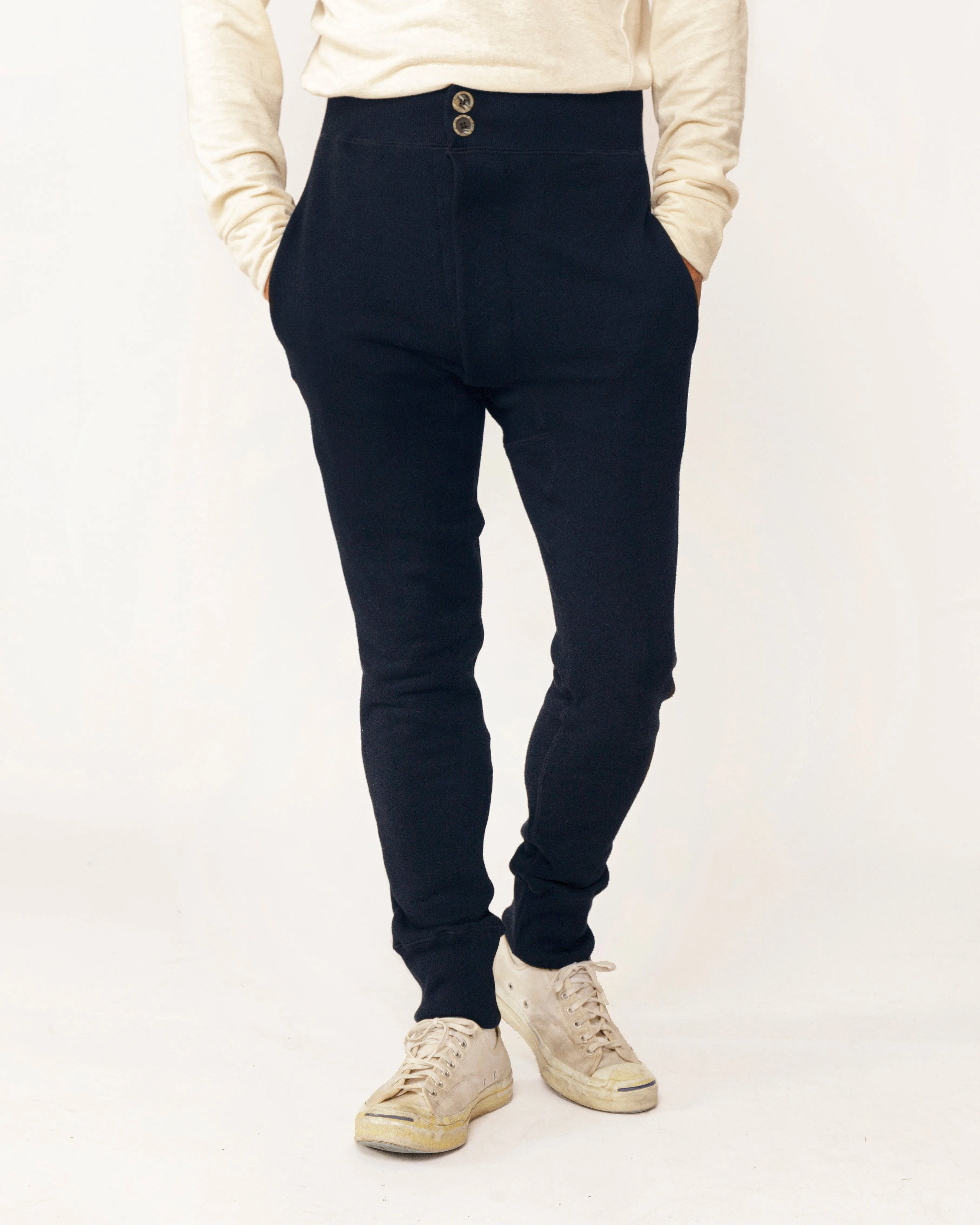 The Soft AF Lounge Pant | Navy Fleece sold by 18 Waits