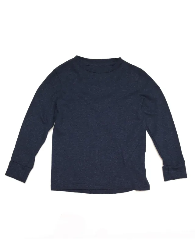 Skip Tee | Midnight Hemp/Cotton sold by 18 Waits