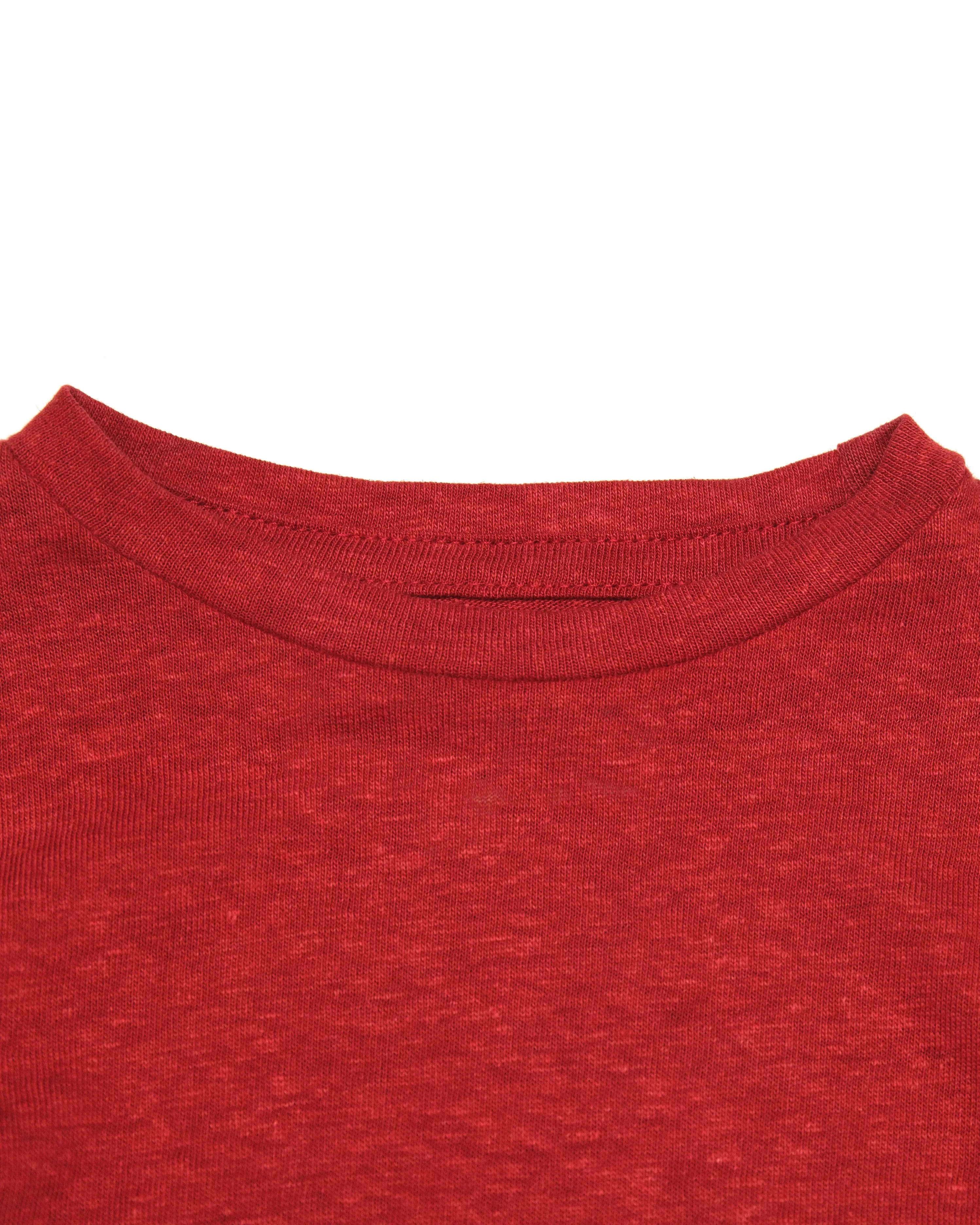 Skip Tee | Cardinal Hemp/Cotton sold by 18 Waits product image thumbnail 3