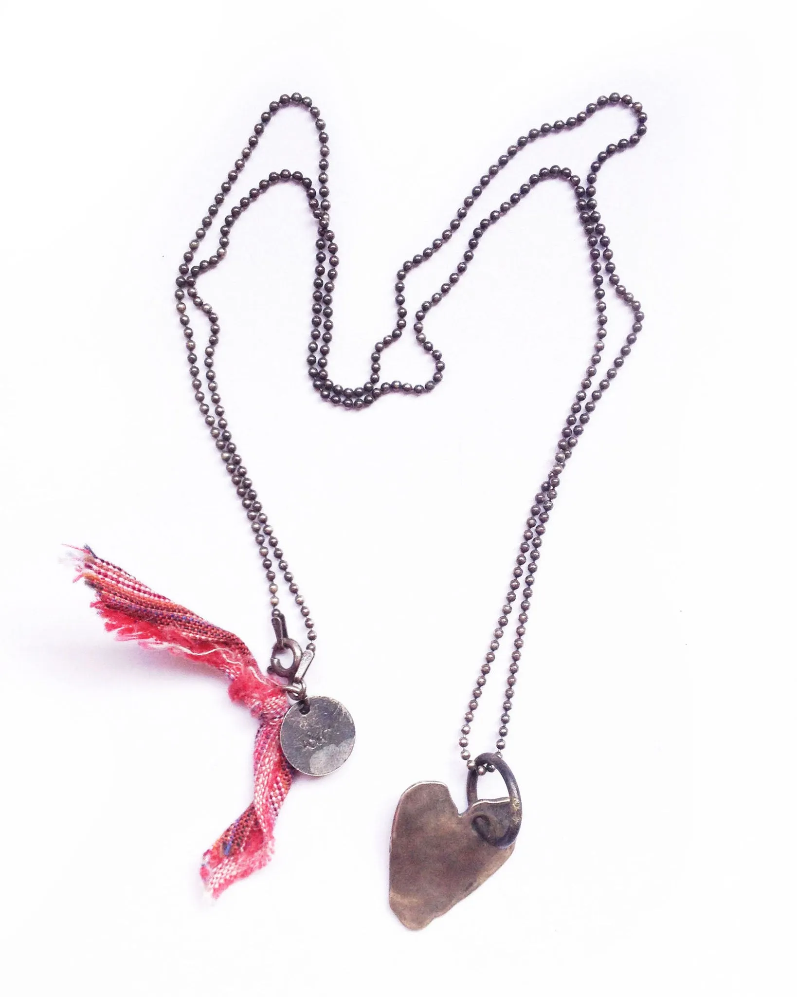 Ramblin' Series | Heart Necklace | Blackened sold by 18 Waits product image thumbnail 2
