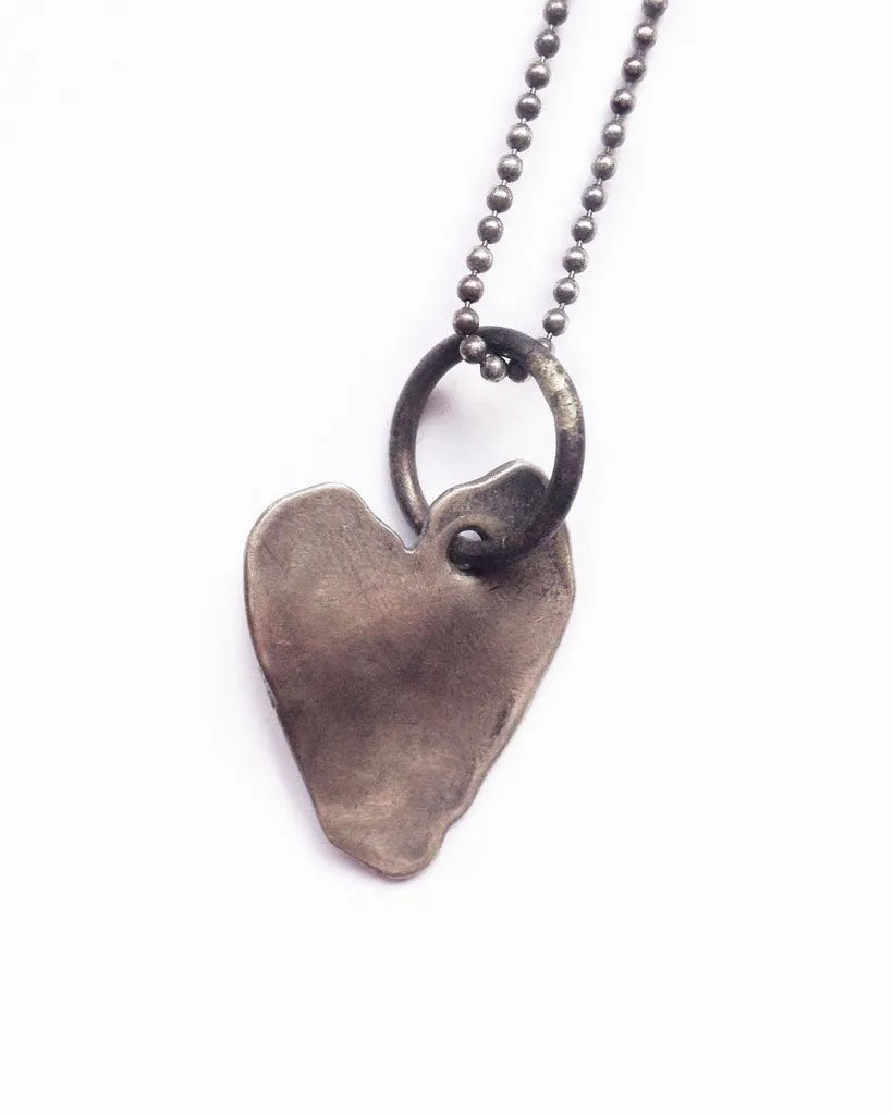 Ramblin' Series | Heart Necklace | Blackened sold by 18 Waits