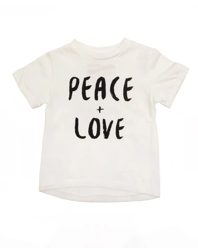 Skip Tee | Peace & Love sold by 18 Waits