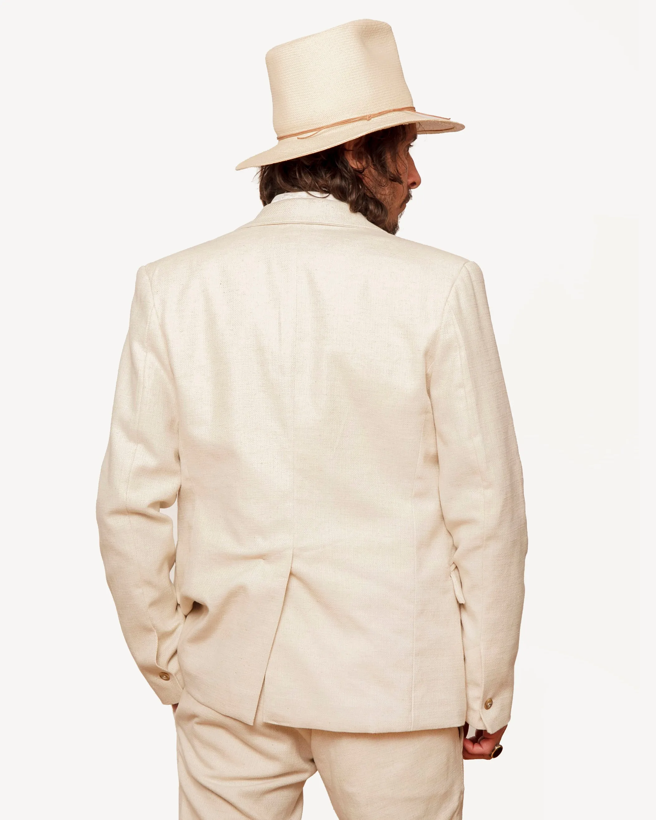 Blazer | Natural Flecked Linen sold by 18 Waits product image thumbnail 5