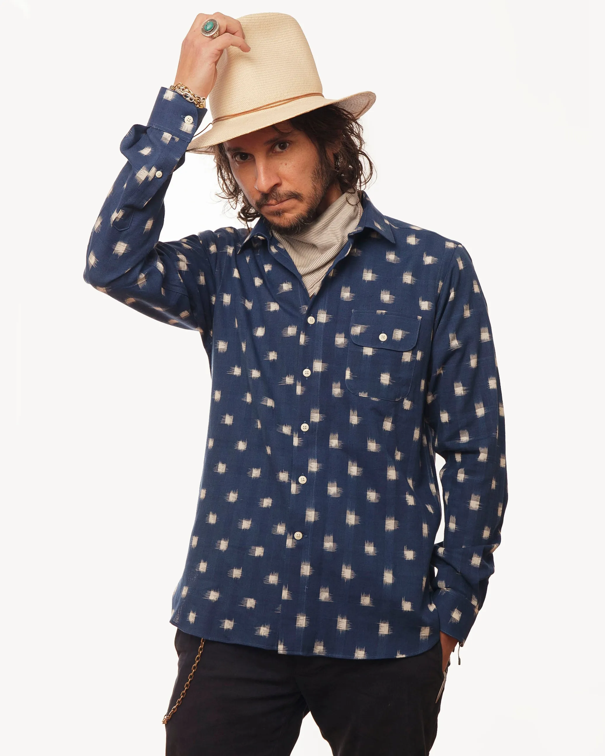 Long Sleeve Neuwirth Shirt | Desert Dots sold by 18 Waits