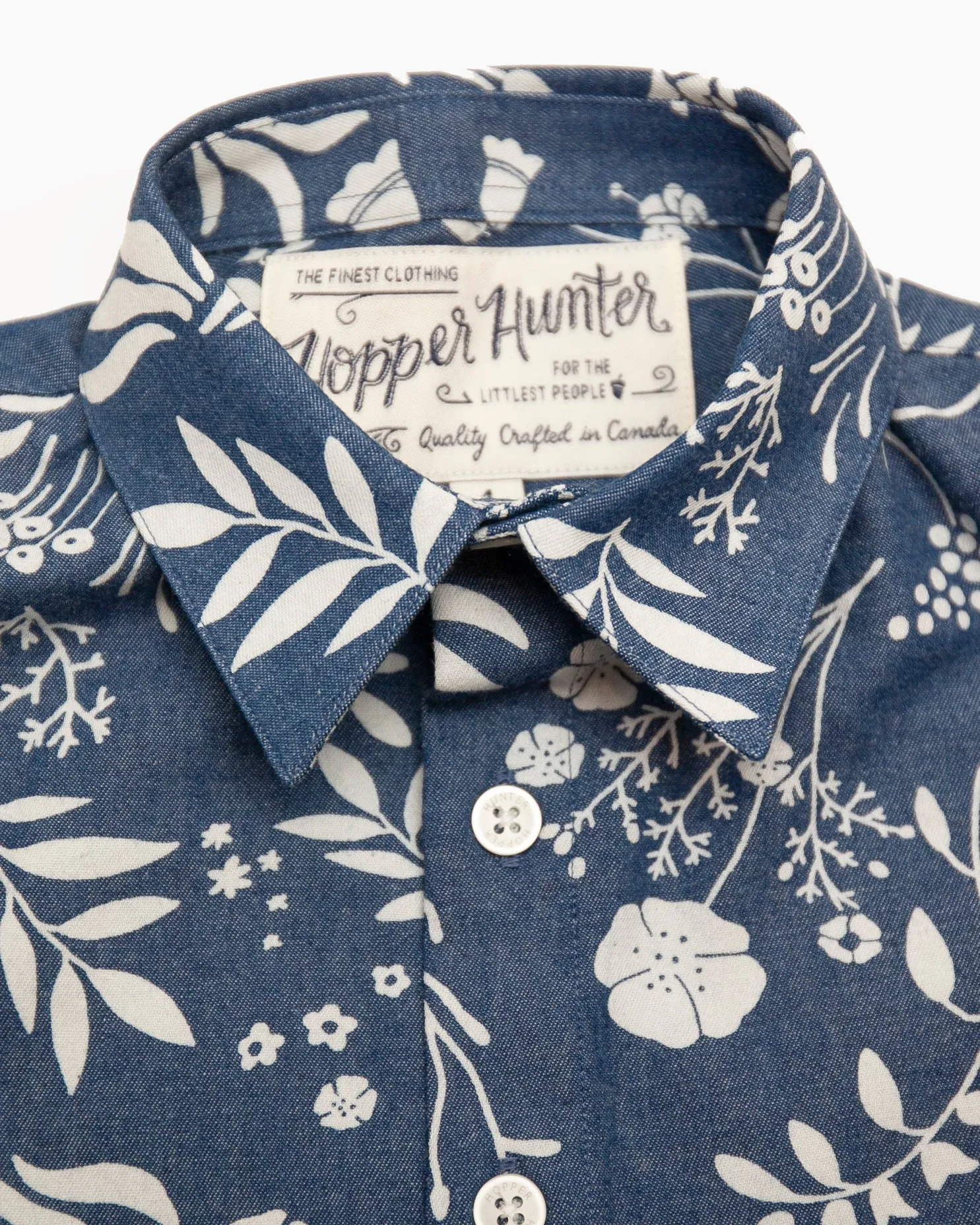 Long Sleeve Shirt | Faded Garden Blues sold by 18 Waits product image thumbnail 2