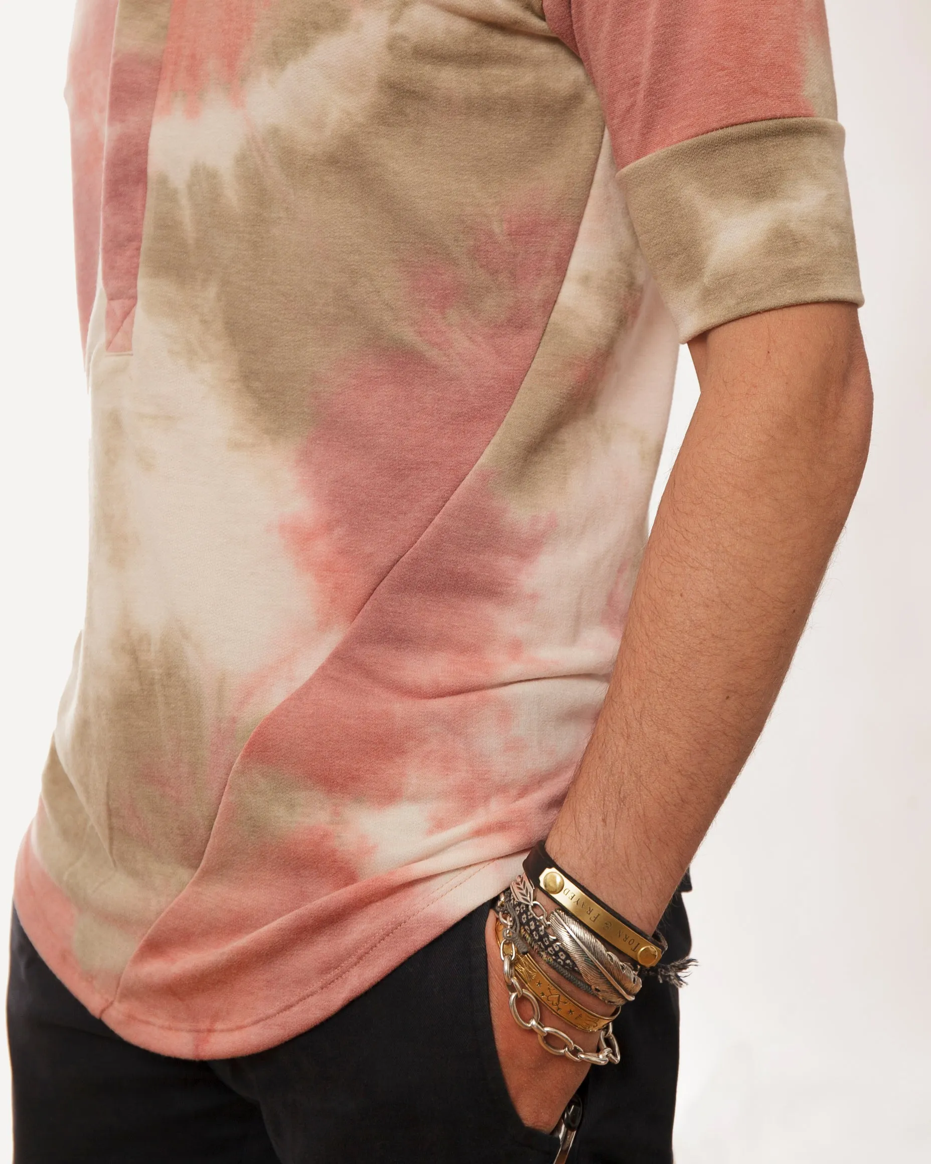 Hitchhiker Henley | Rose Sage Tie Dye sold by 18 Waits product image thumbnail 4