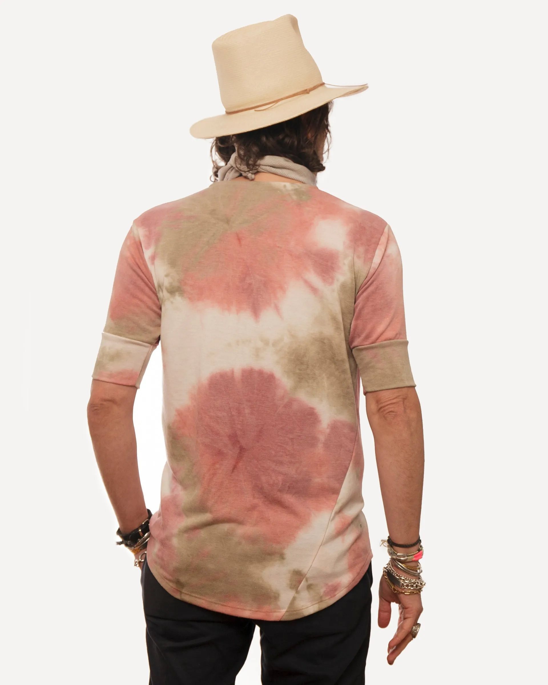 Hitchhiker Henley | Rose Sage Tie Dye sold by 18 Waits product image thumbnail 3