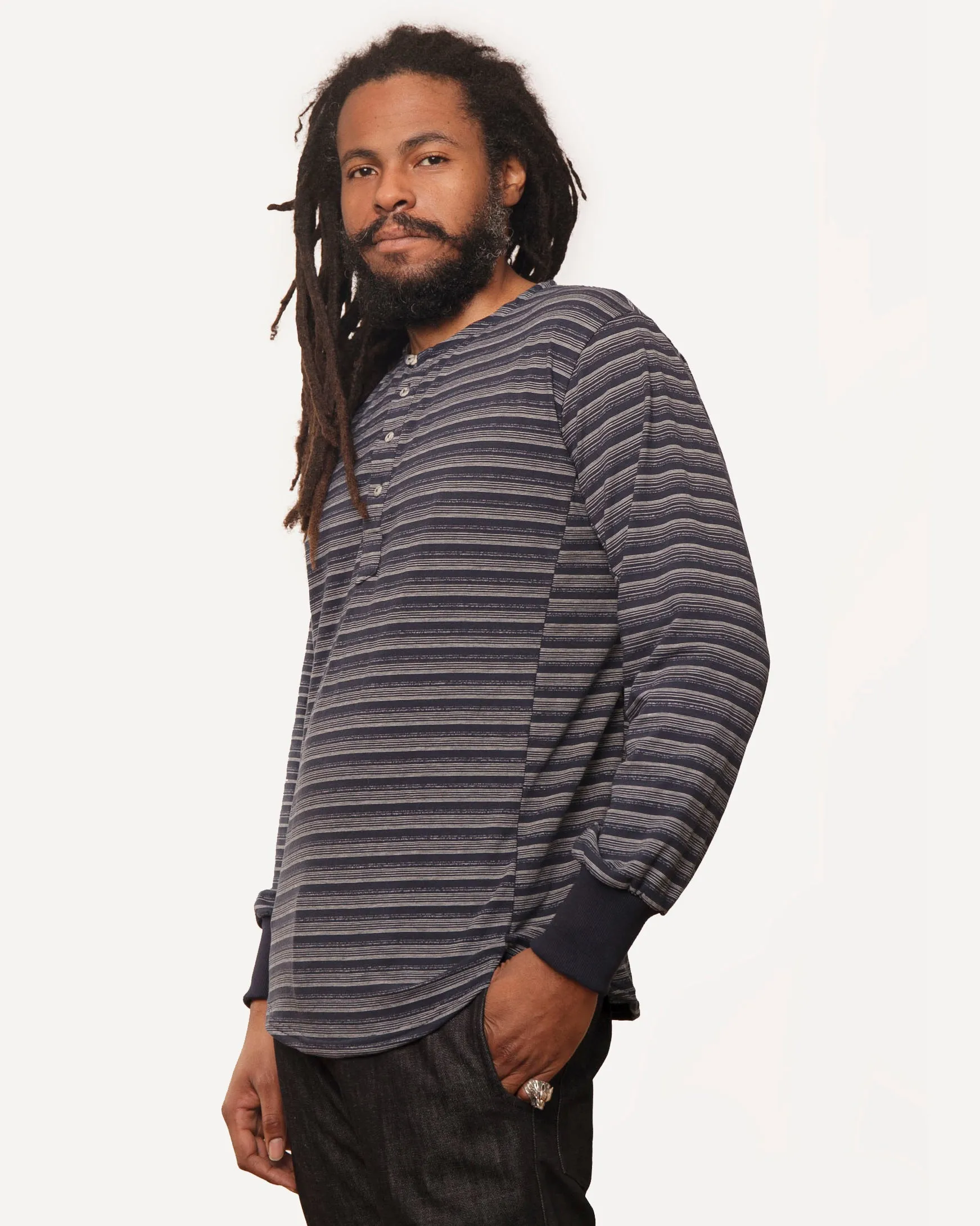 Heritage Henley | Blue/White Stripe sold by 18 Waits product image thumbnail 2