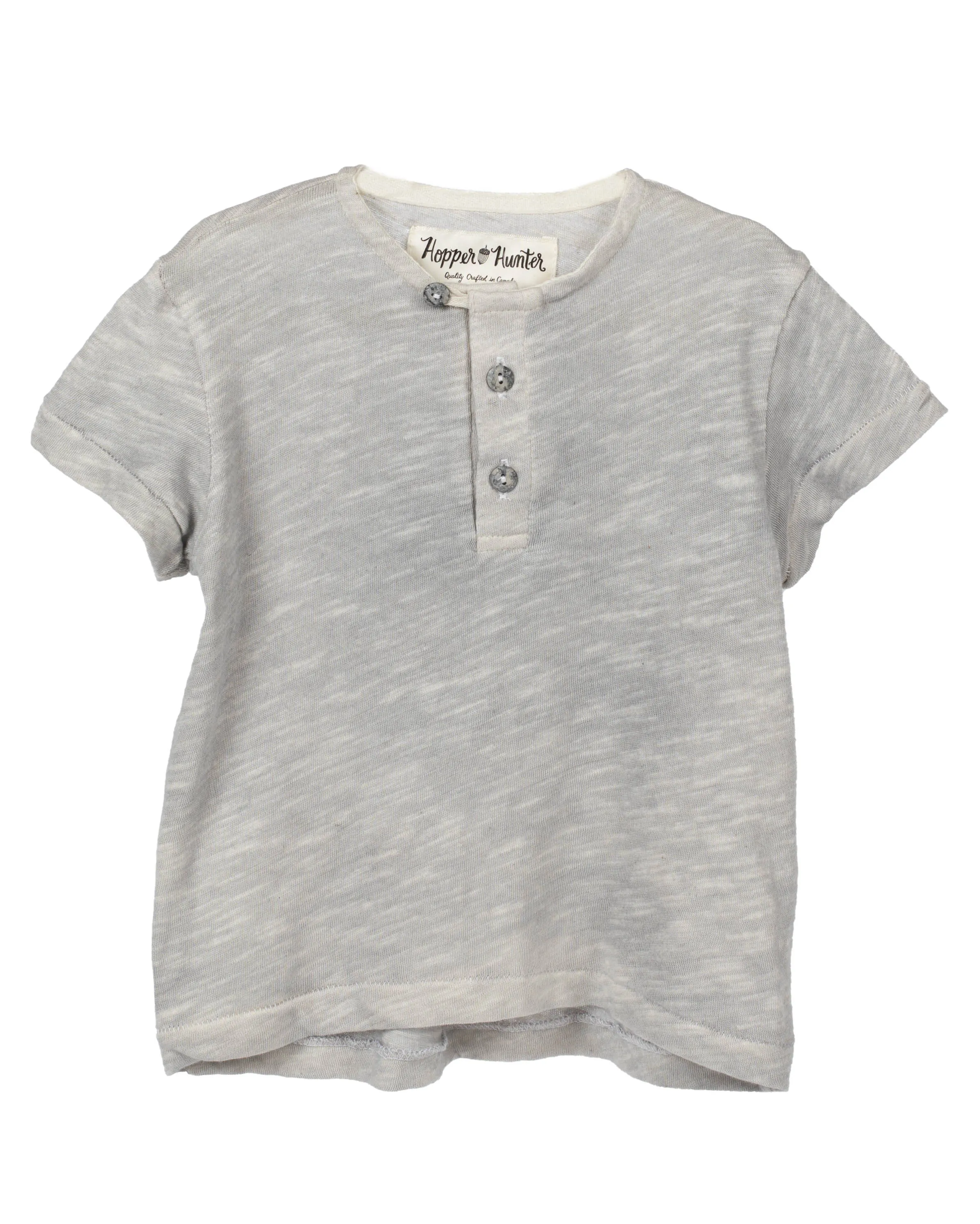 Summer Henley | Slate Grey Jersey sold by 18 Waits