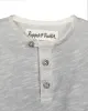 Summer Henley | Slate Grey Jersey sold by 18 Waits