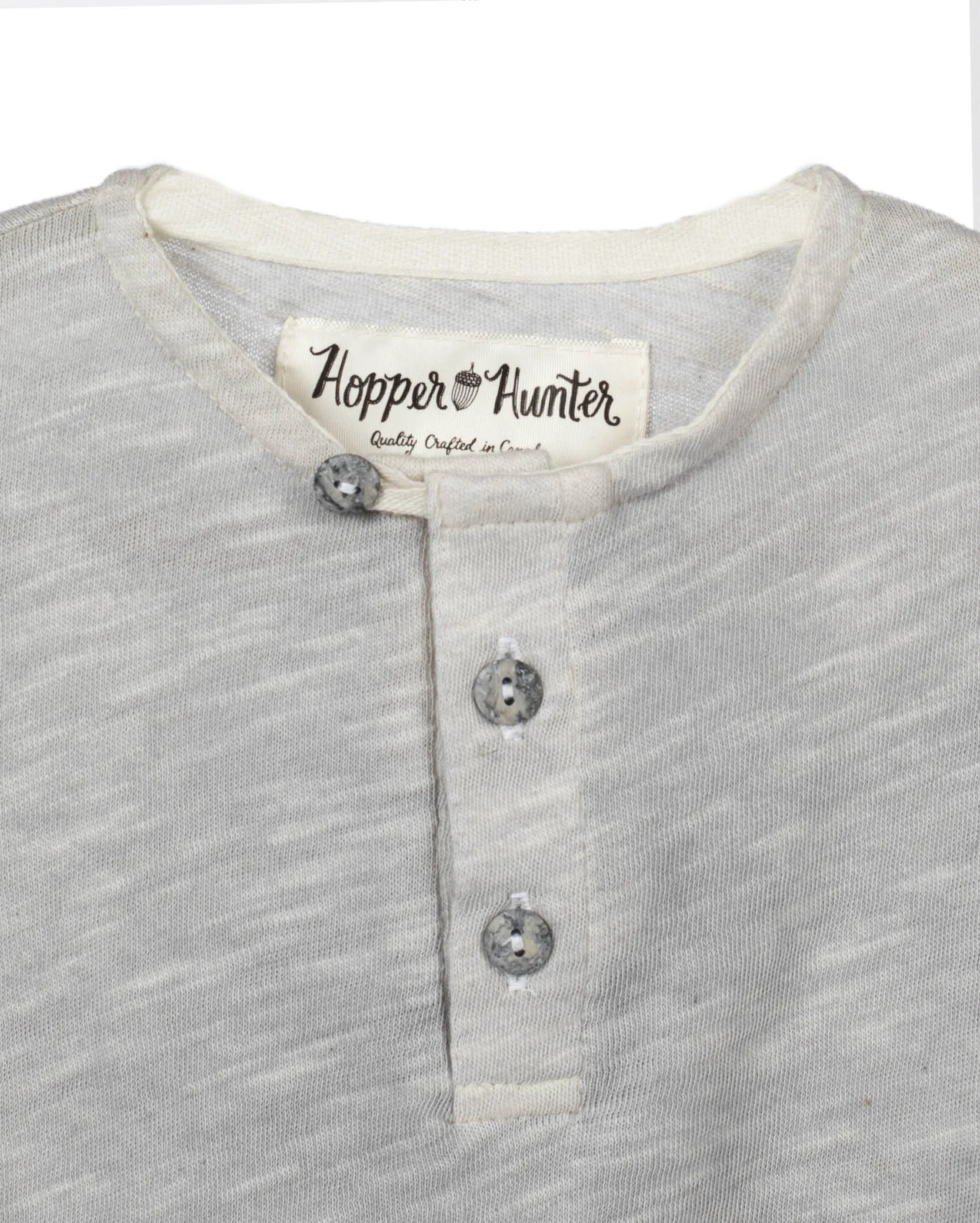 Summer Henley | Slate Grey Jersey sold by 18 Waits product image thumbnail 2