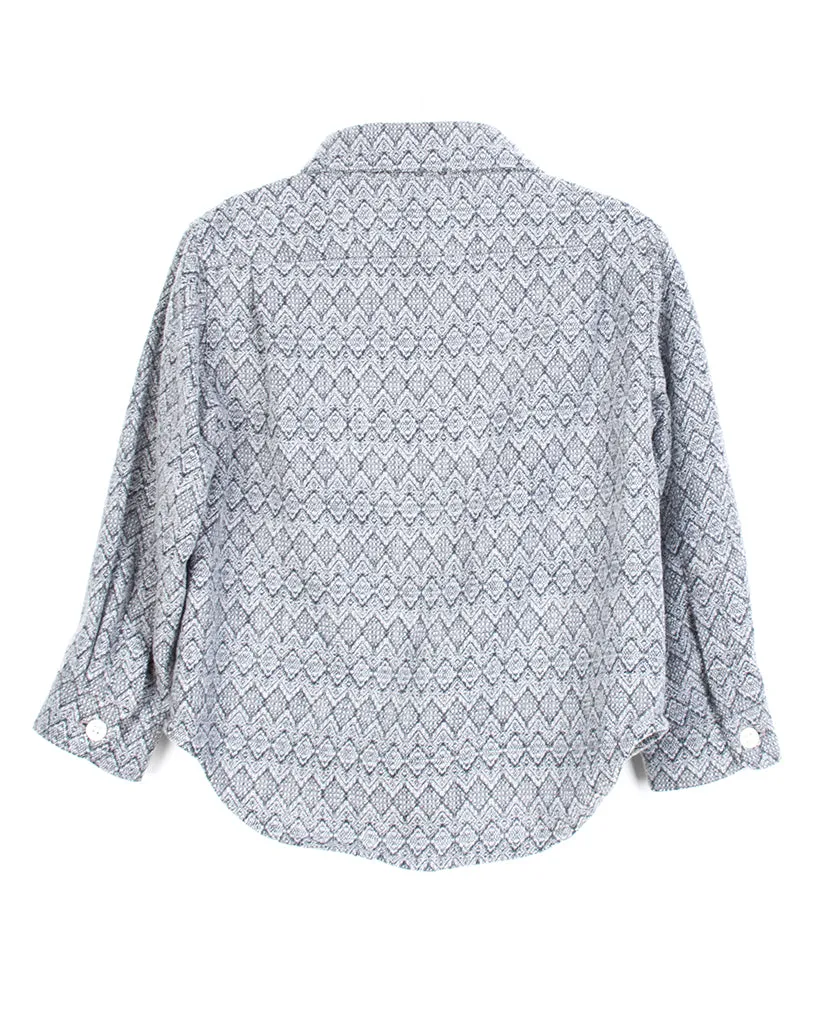 Long Sleeve Shirt | Grey Flannel Diamonds sold by 18 Waits product image thumbnail 2