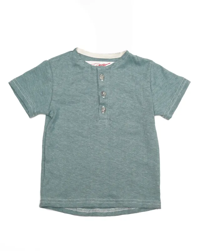 Summer Henley | Sky Hemp sold by 18 Waits
