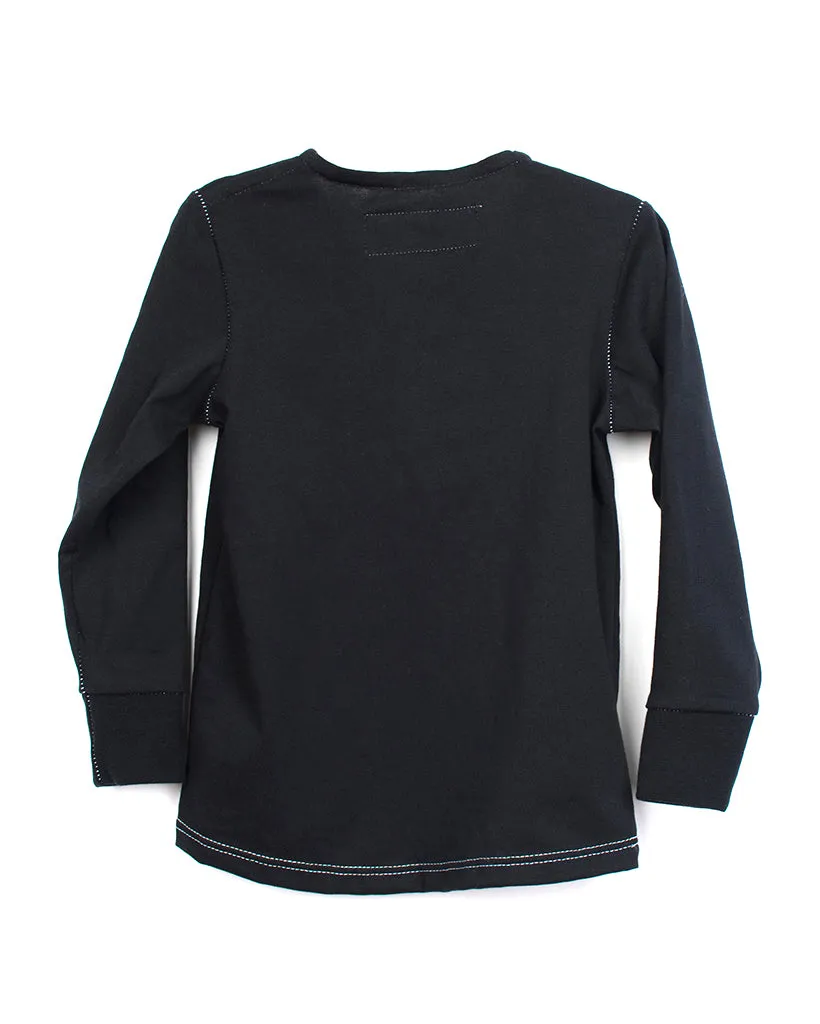 Henley | Black Jersey sold by 18 Waits product image thumbnail 2