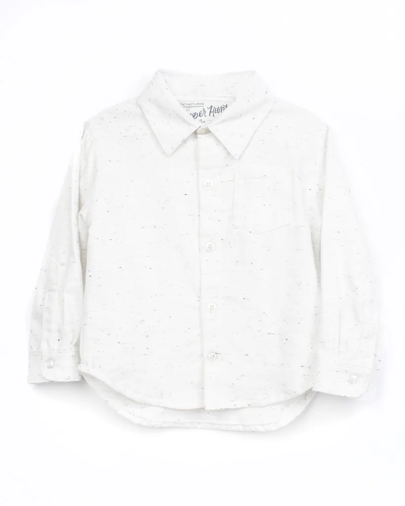 Long Sleeve Shirt | Flecked Snow sold by 18 Waits