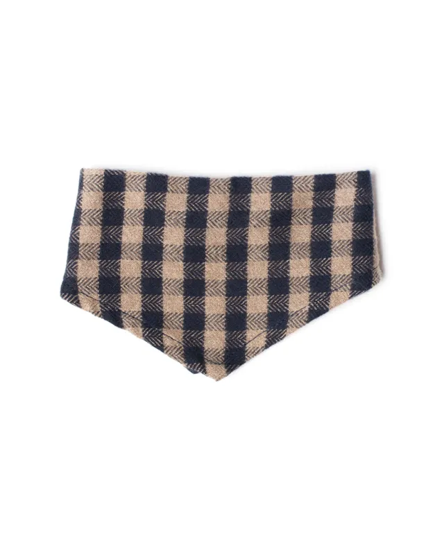 Bandana | Brown/Black Herringbone Check sold by 18 Waits