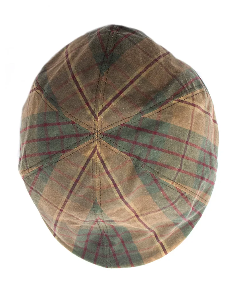 Duckbill Cap | Olive Plaid Waxed Cotton sold by 18 Waits product image thumbnail 3