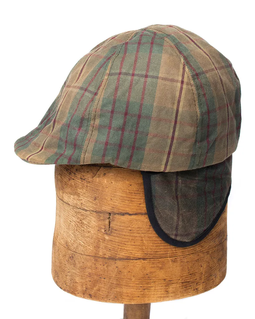 Duckbill Cap | Olive Plaid Waxed Cotton sold by 18 Waits