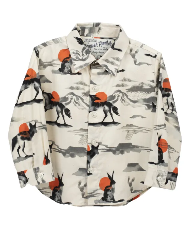Long Sleeve Shirt | Wild Horses sold by 18 Waits