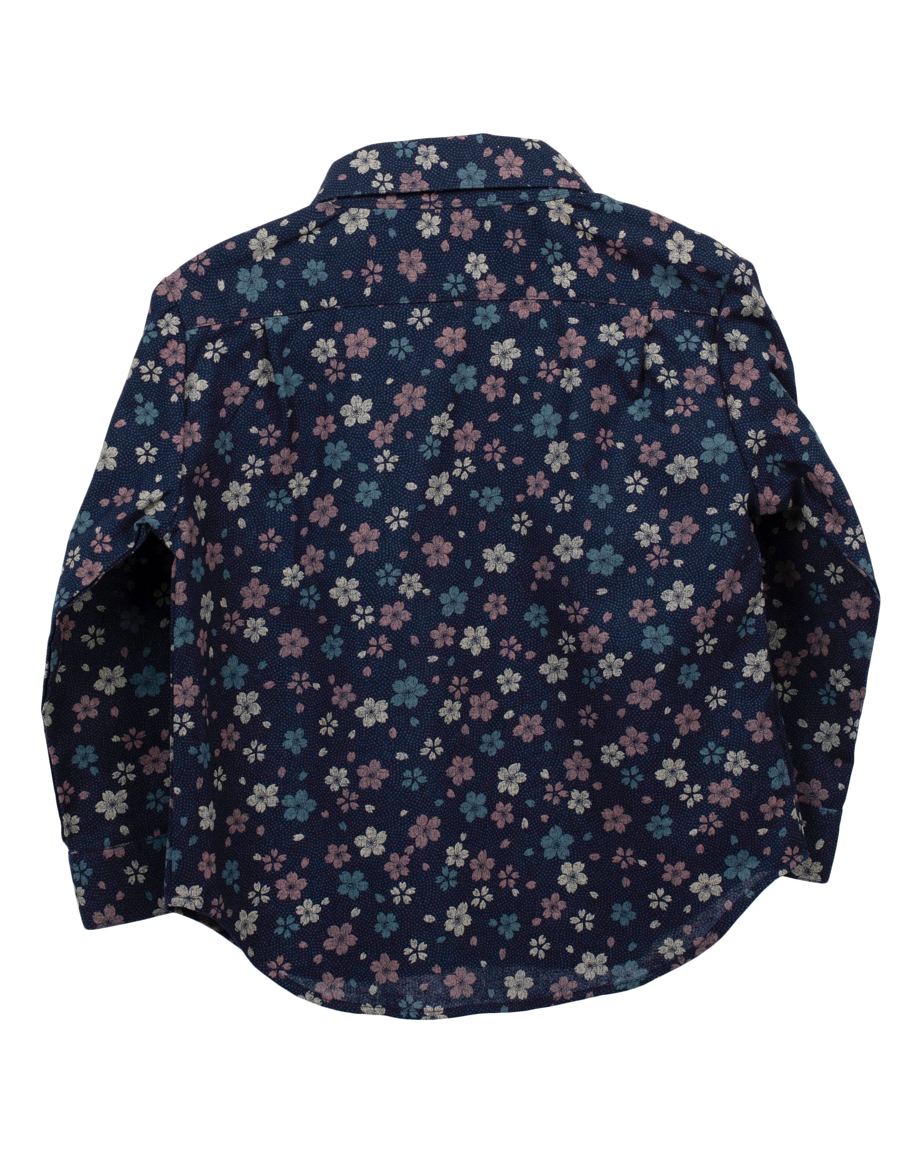 Long Sleeve Shirt | Navy Wildflowers sold by 18 Waits product image thumbnail 2