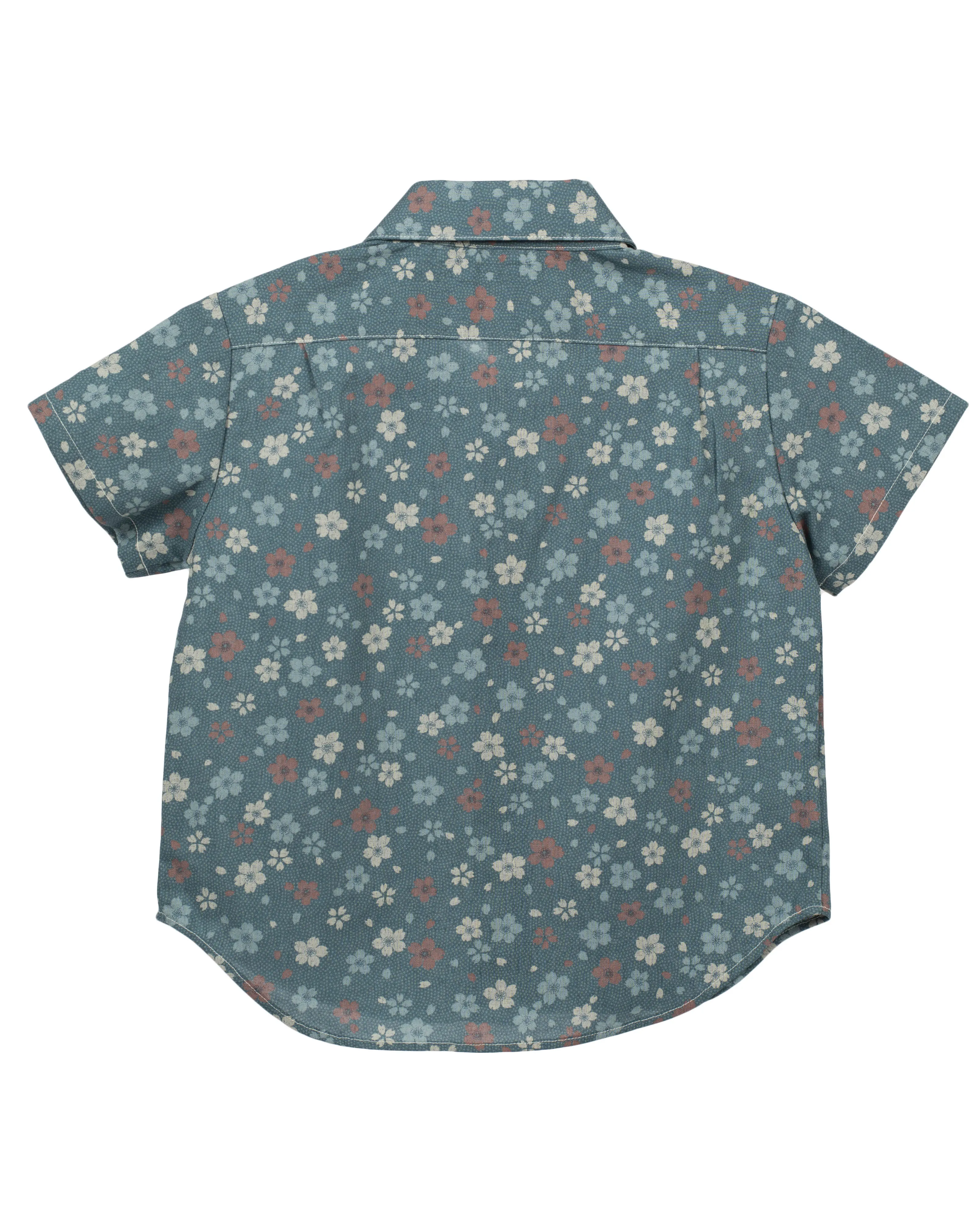 Short Sleeve Shirt | Blue Wildflowers sold by 18 Waits product image thumbnail 2