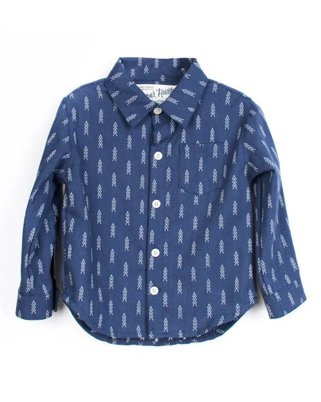 Long Sleeve Shirt | Indigo Arrows sold by 18 Waits