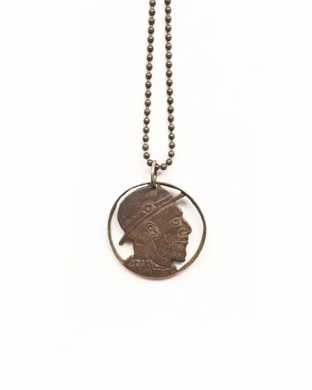 Ramblin' Series | Man with Hat Necklace sold by 18 Waits