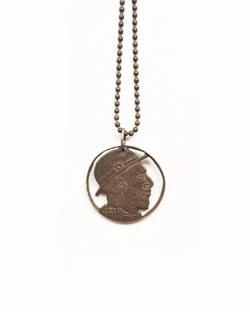 Ramblin' Series | Man with Hat Necklace sold by 18 Waits