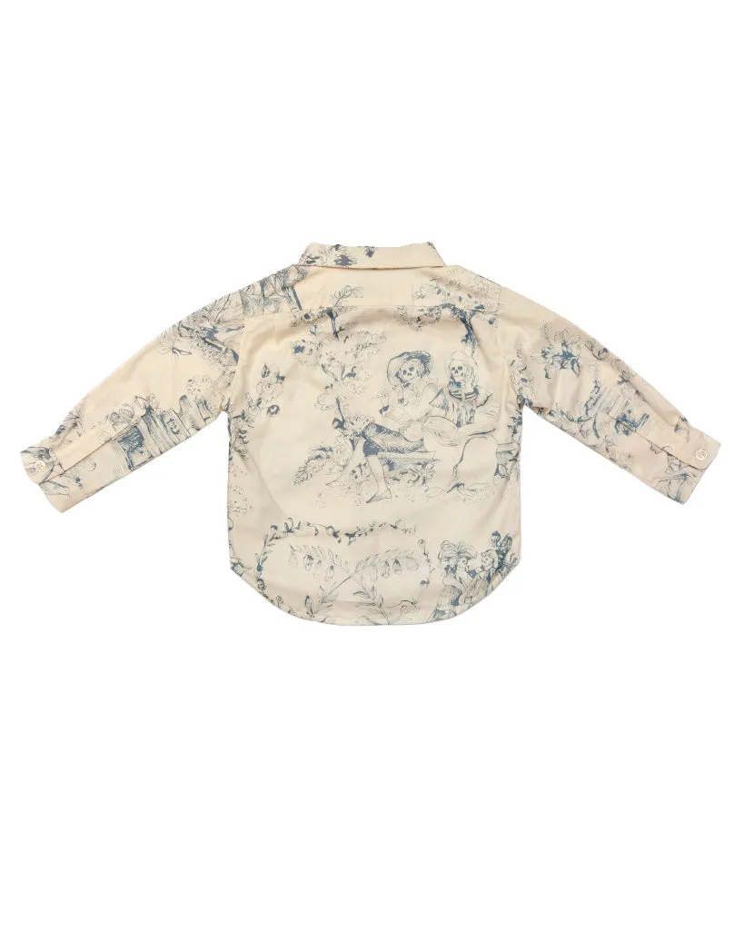 Long Sleeve Shirt | Blue Living Dead sold by 18 Waits product image thumbnail 2