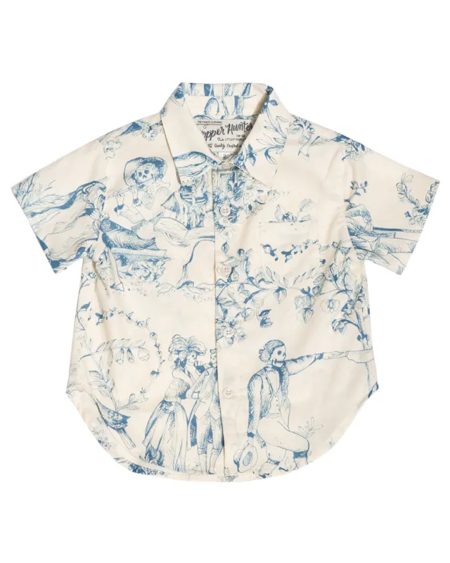 Short Sleeve Shirt | Blue Living Dead sold by 18 Waits