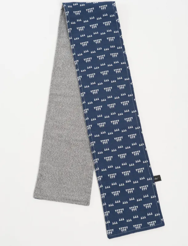 Woven Scarf | Mountains/Soft Grey sold by 18 Waits