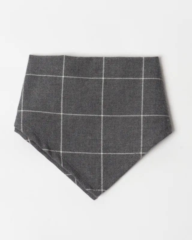 Bandana | Charcoal Windowpane sold by 18 Waits