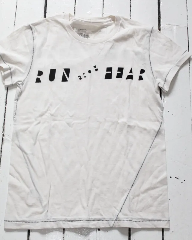 Women's Graphic T-Shirt | Run From Fear sold by 18 Waits