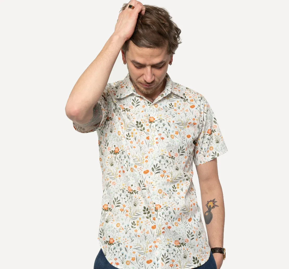 Short Sleeve Dylan Shirt | Garden Days sold by 18 Waits product image thumbnail 2
