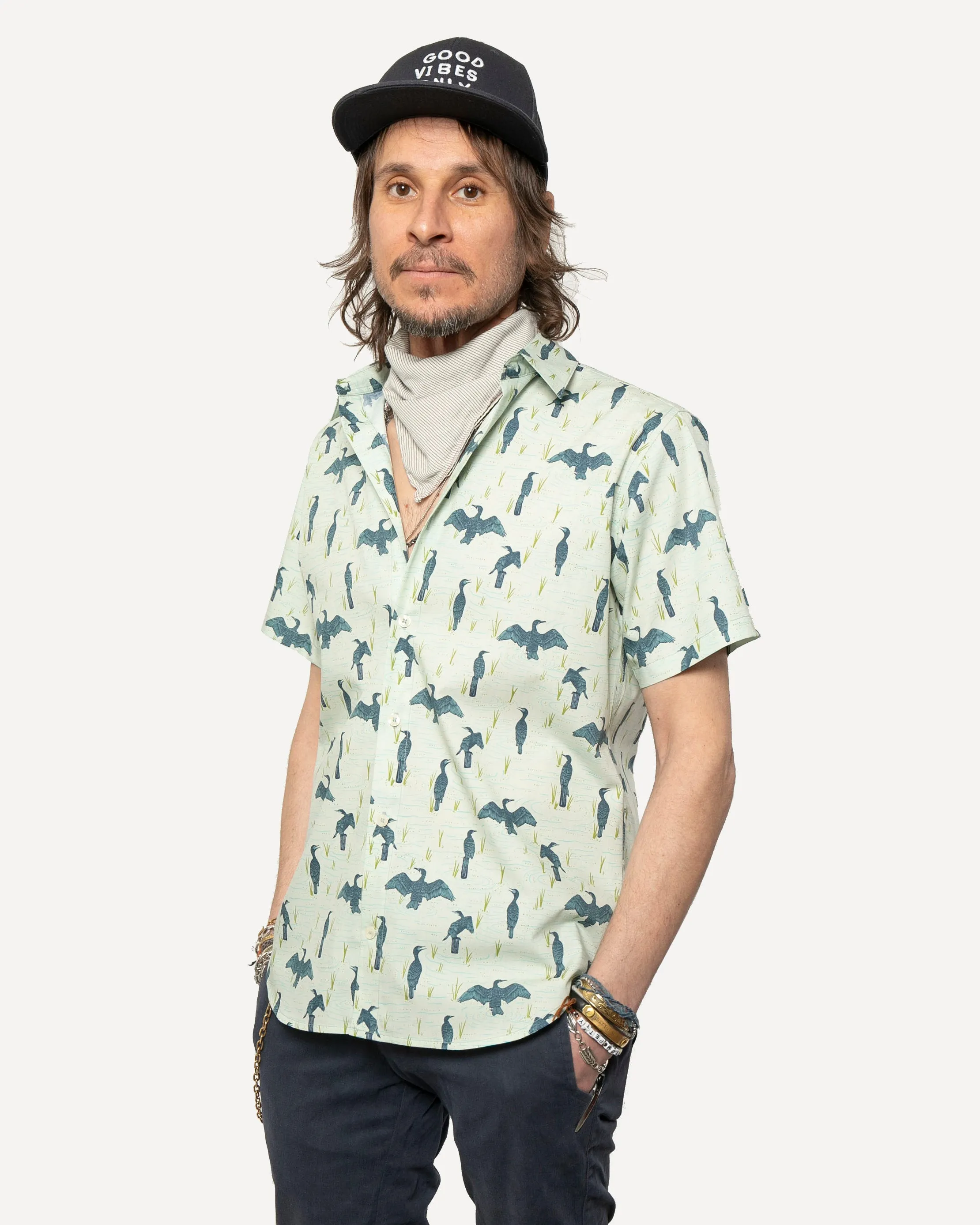 Short Sleeve Dylan | Seabirds - Dusk sold by 18 Waits product image thumbnail 2