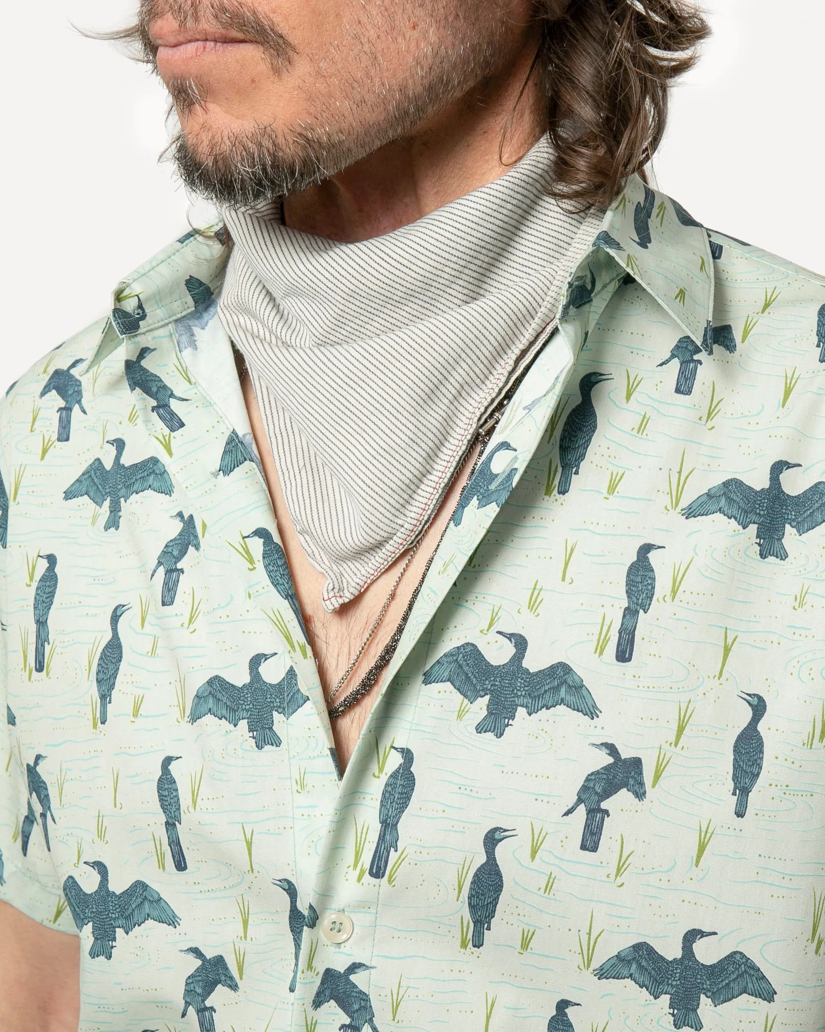Short Sleeve Dylan | Seabirds - Dusk sold by 18 Waits product image thumbnail 4