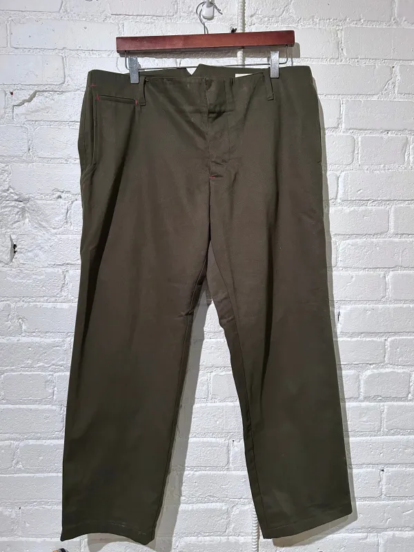 Vintage Signature Trouser | Olive Bull Denim sold by 18 Waits