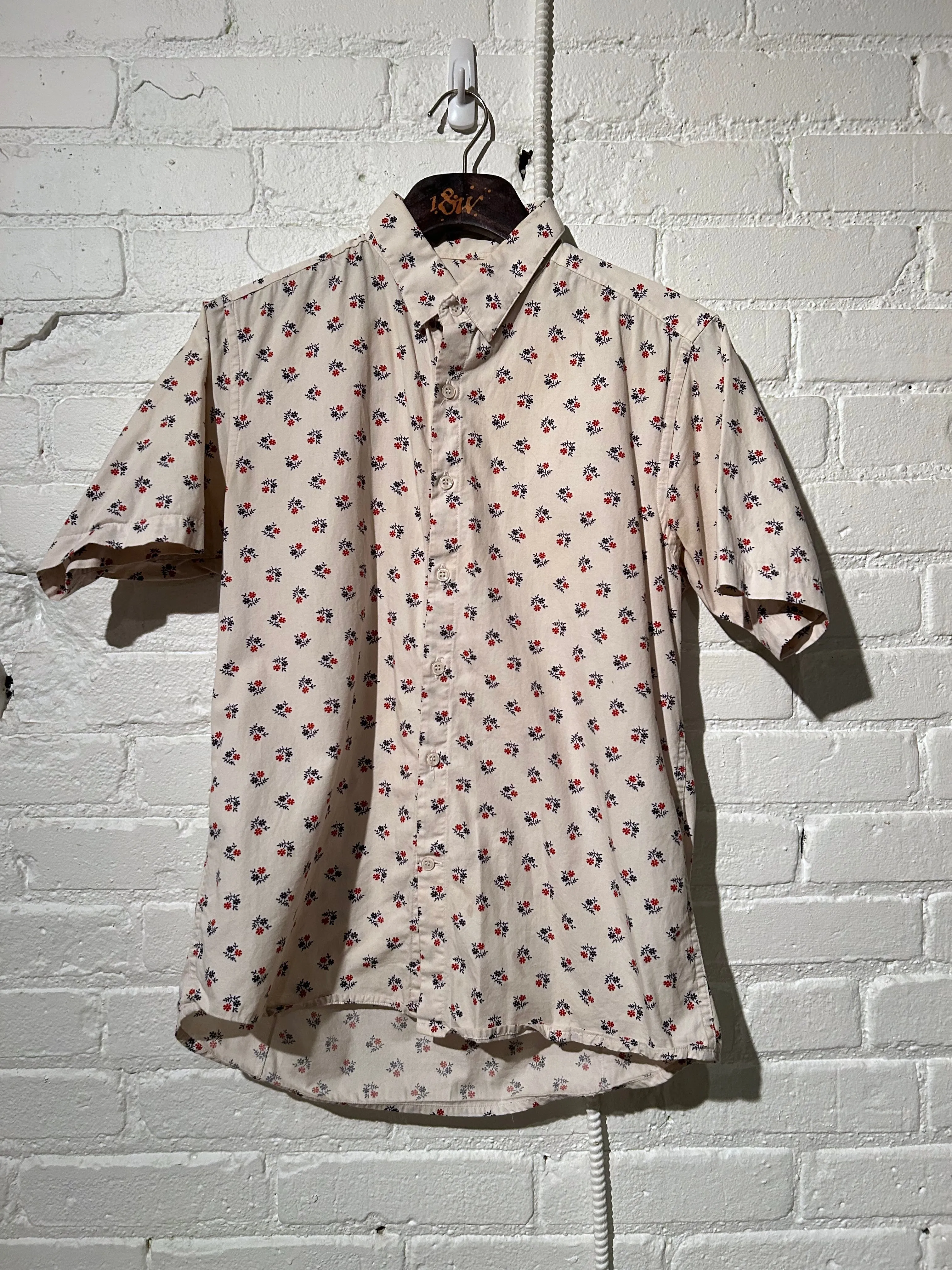 Vintage Short Sleeve Dylan | Vintage Flowers - White sold by 18 Waits