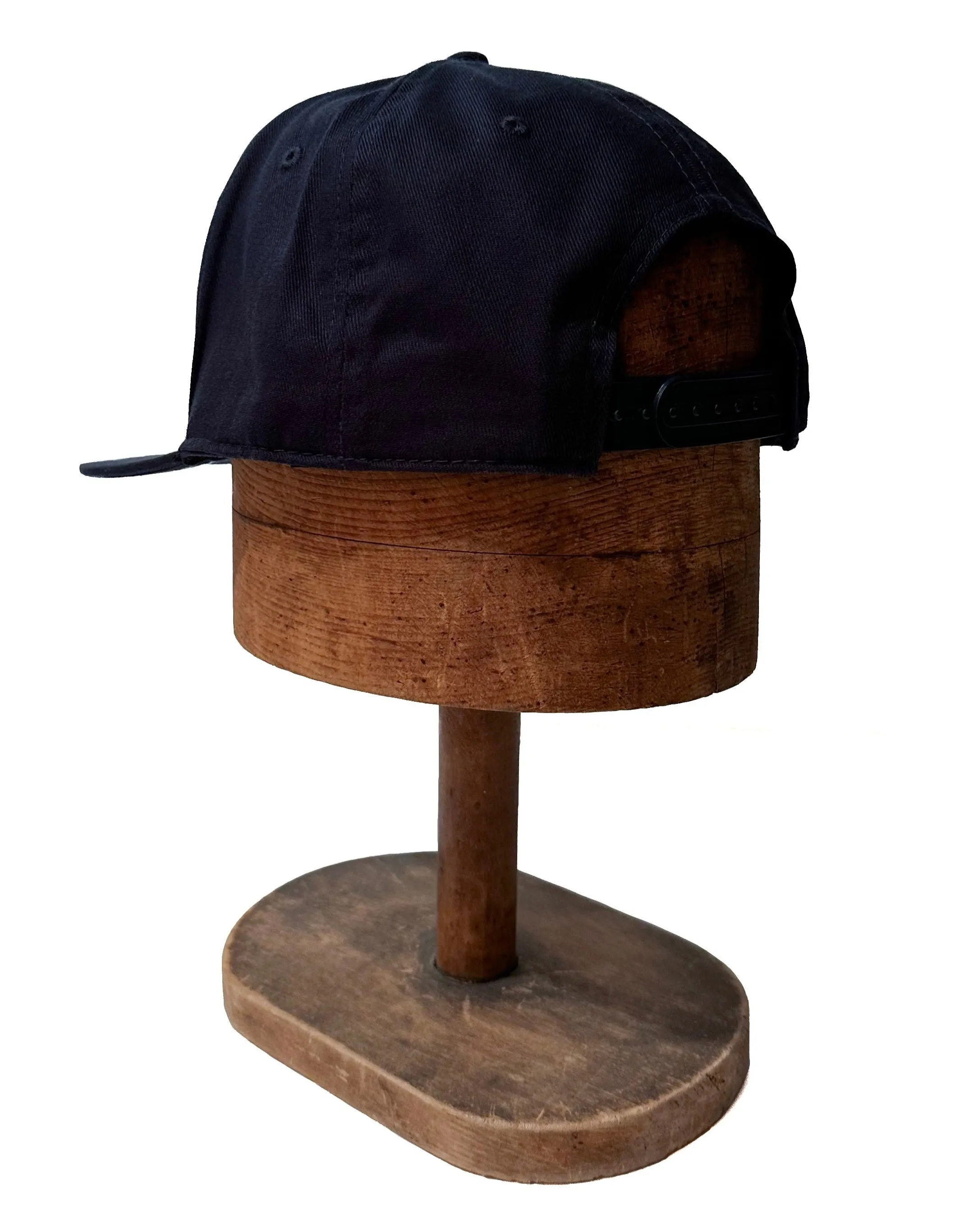 Flat Bill Snapback Cap | White Heart on Navy sold by 18 Waits product image thumbnail 3