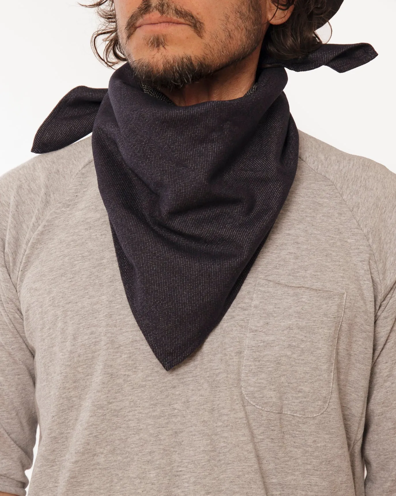 Cowboy Bandana | Soft Midnight Flannel sold by 18 Waits product image thumbnail 2