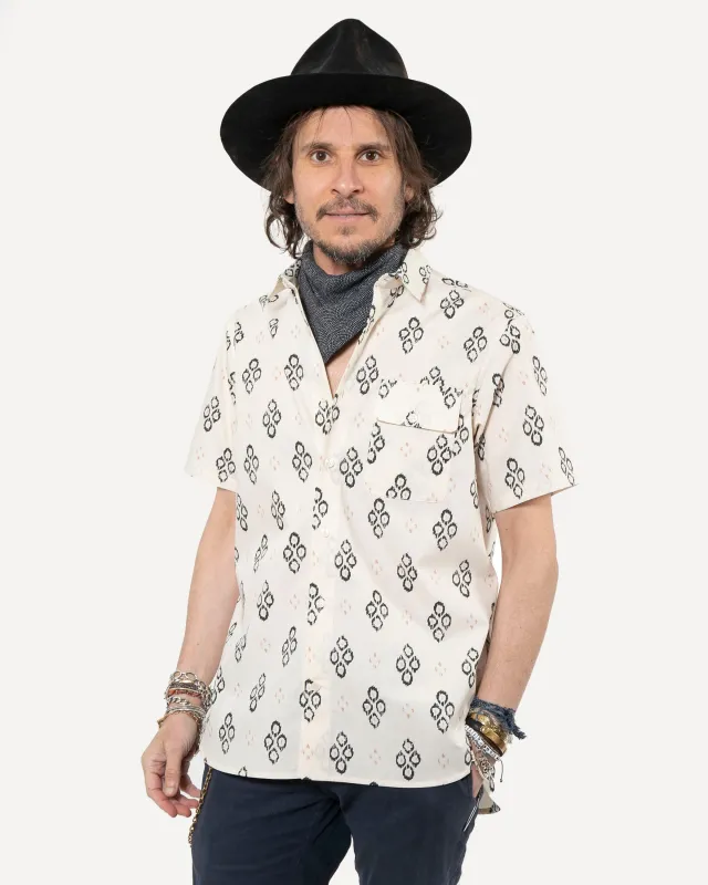 Short Sleeve Neuwirth Shirt | Ikat Shades sold by 18 Waits