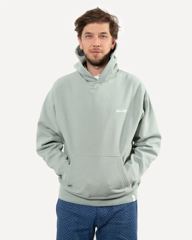 The Relaxed Hoodie | Sage With Feather sold by 18 Waits