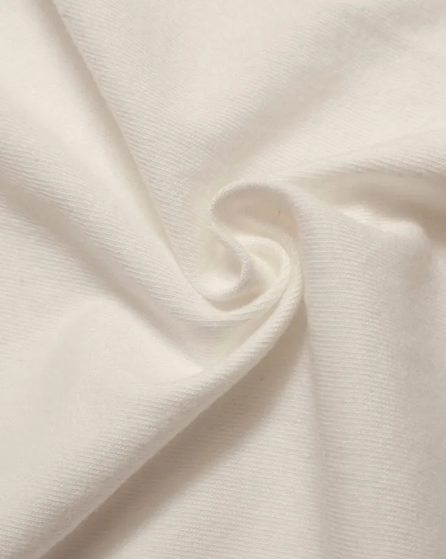 Fabric | White Cotton Jersey sold by 18 Waits