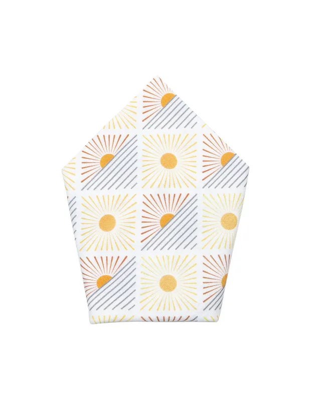 Pocket Square | Art Deco Sunrise sold by 18 Waits