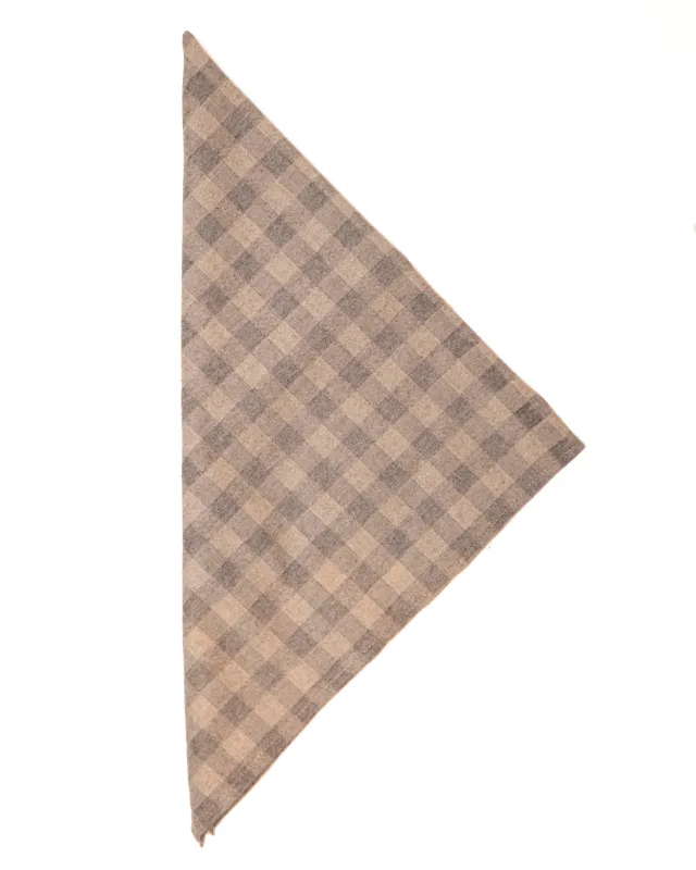 Cowboy Bandana | Beige Check sold by 18 Waits