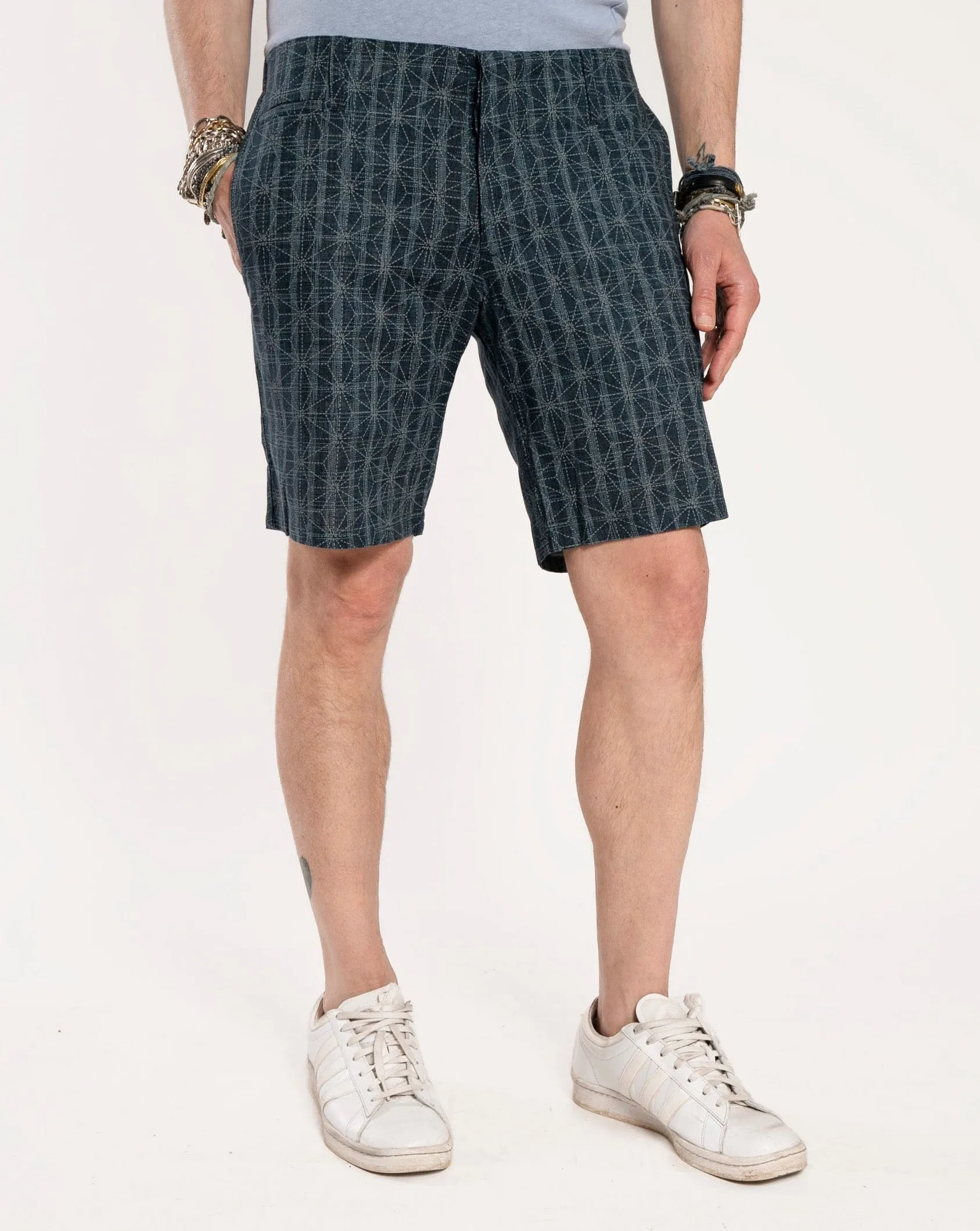 Signature Shorts | Faded Indigo Stars sold by 18 Waits
