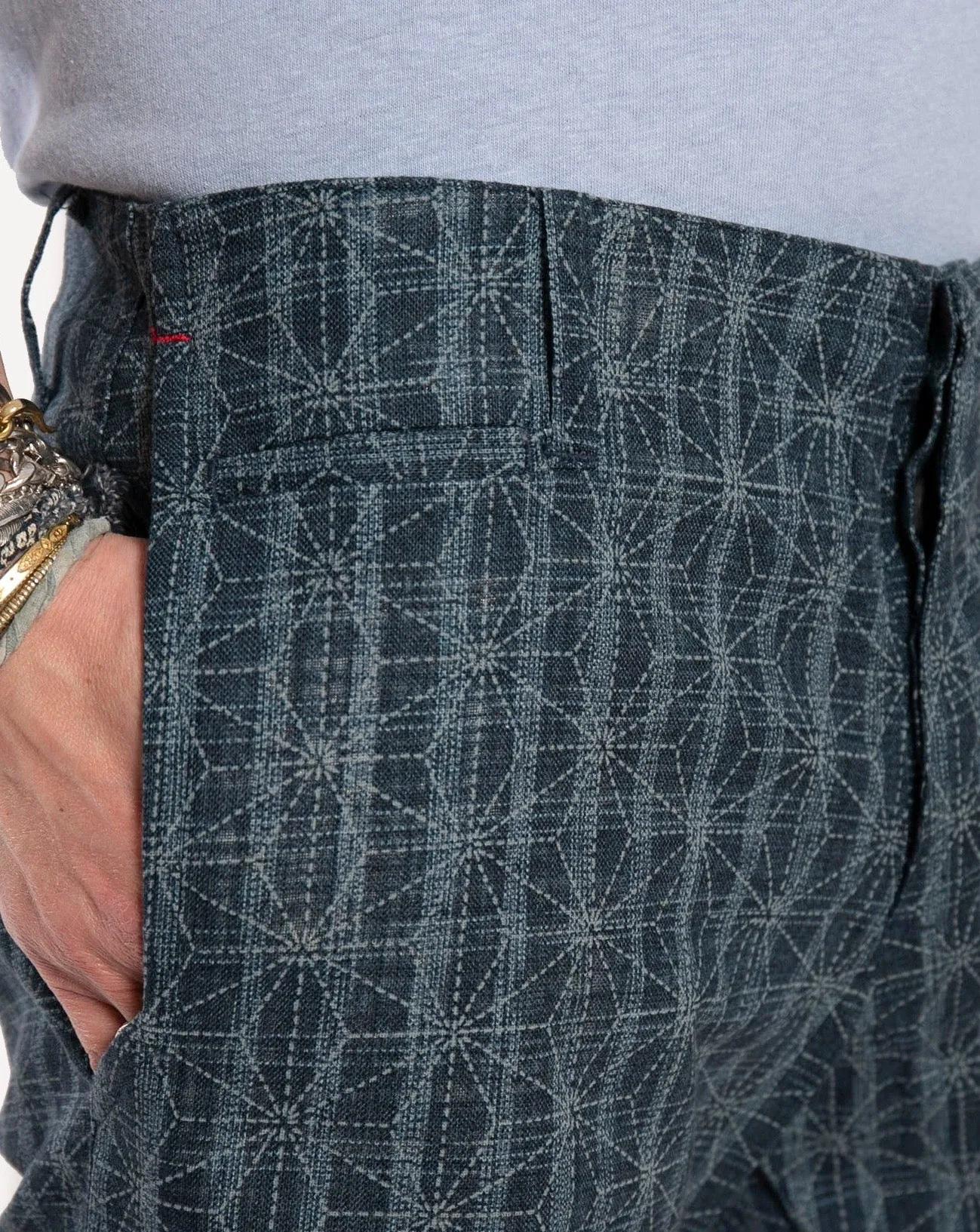 Signature Shorts | Faded Indigo Stars sold by 18 Waits product image thumbnail 3