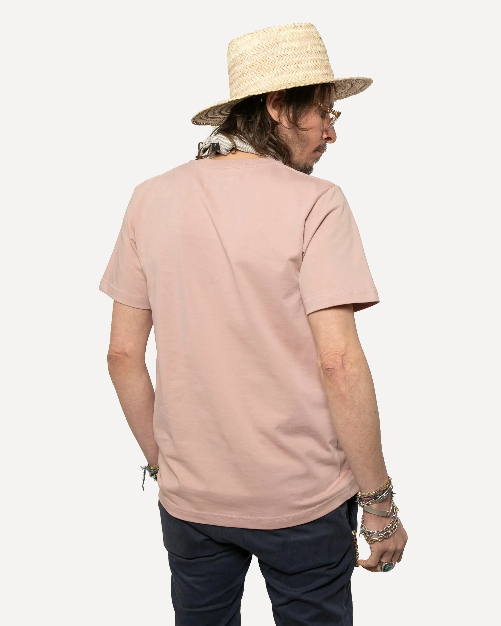 Classic Fit T-Shirt | Dusty Rose with Feather sold by 18 Waits product image thumbnail 2