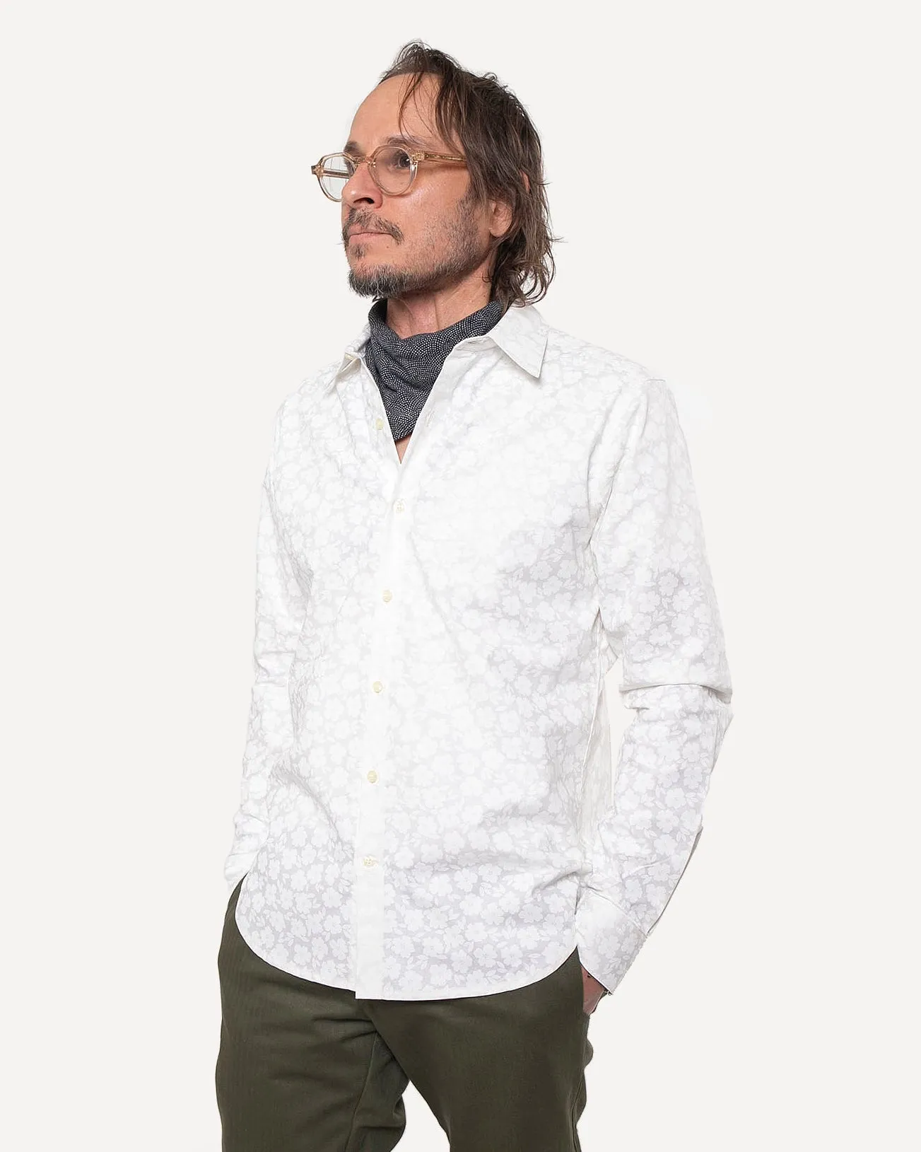 Long Sleeve Dylan Shirt | Ghost Posies sold by 18 Waits product image thumbnail 2